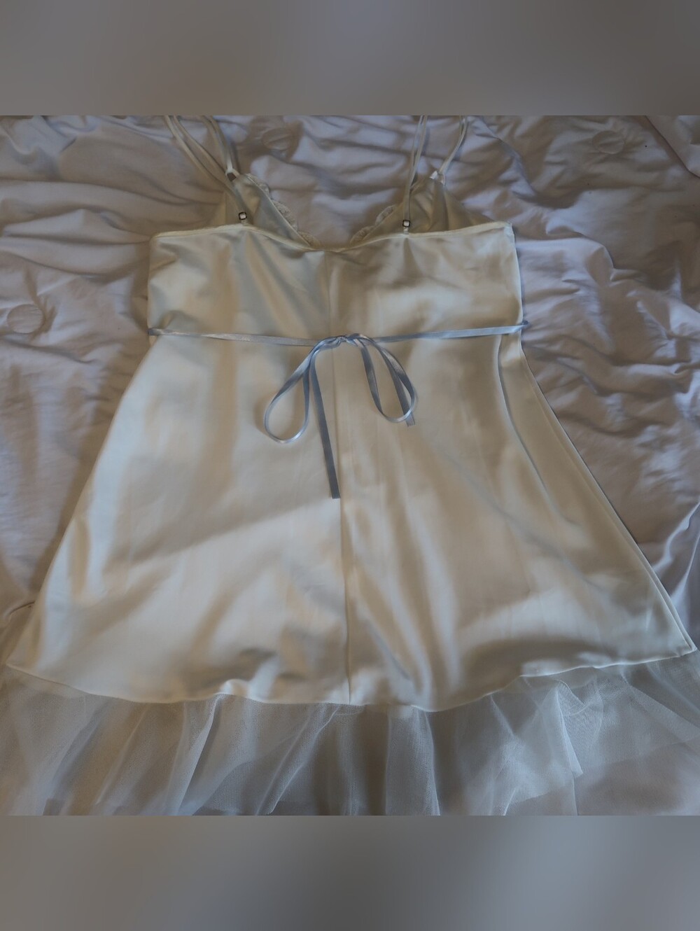 FLORA LACE SLIP DRESS - Picture 6 of 7